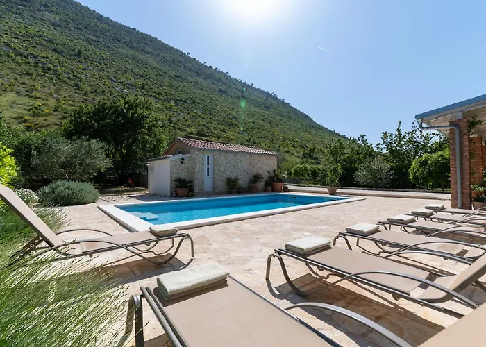 House With Pool Garden * Zrnovnica